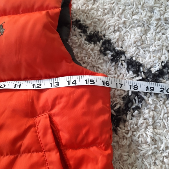 Polo Ralph Laurent olive green down puffer vest - Picture 5 of 7